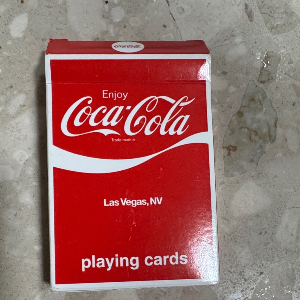 Coca-Cola Las Vegas Red and White Playing Cards